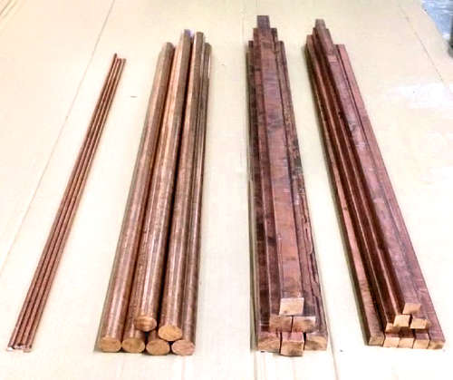 Barras de cobre berilio